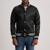 Xander Black Varsity Jacket