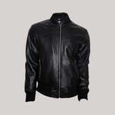 Timeless Midnight Leather Blazer