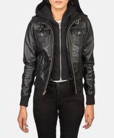 The Noir Vault Women’s Leather Jacket