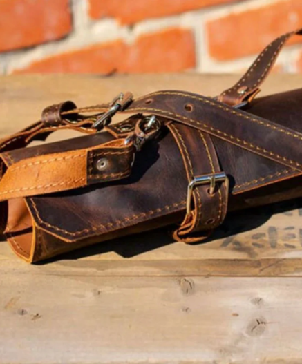 Custom Knife Leather Roll
