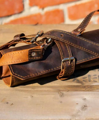 Custom Knife Leather Roll