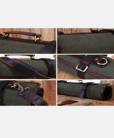 Handmade Waxe Knife Roll