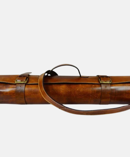 Leather Chef Knife Roll - Caramel Brown
