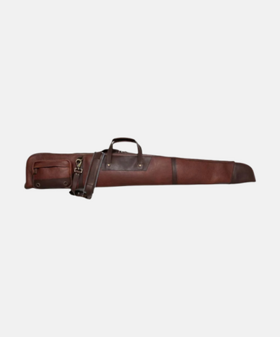 Double-Wrapped Leather Shotgun Case