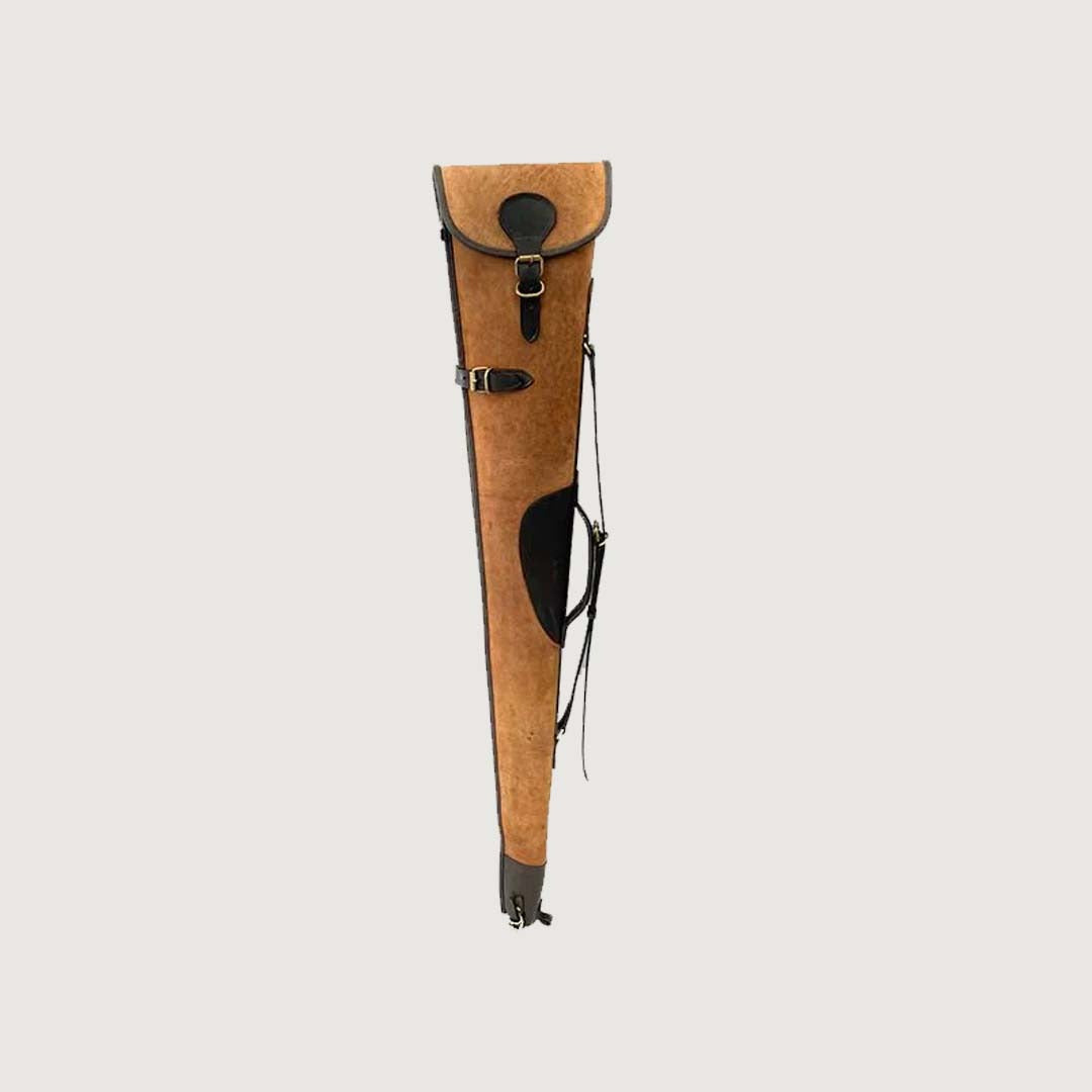 Leather Shotgun Slip Case Distressed Brown, Gift for Hunters, Shotgun Slip Case
