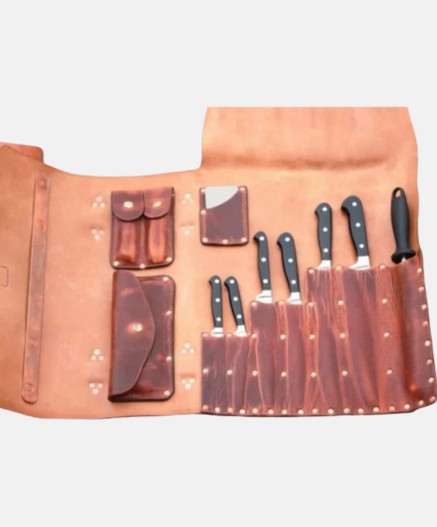 The Stinger - Professional Chef's Leather Knife Roll