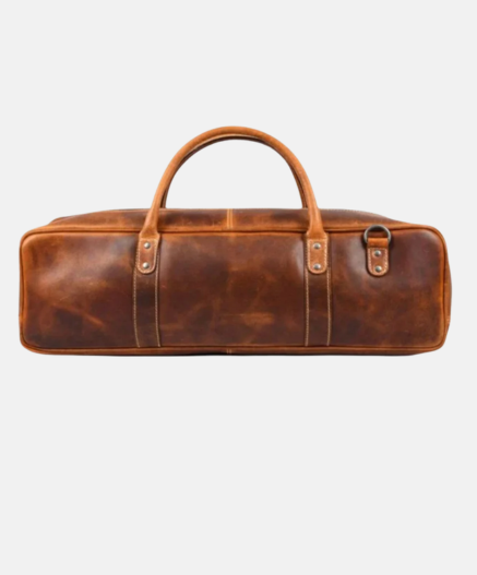 Brown Leather Knife Roll