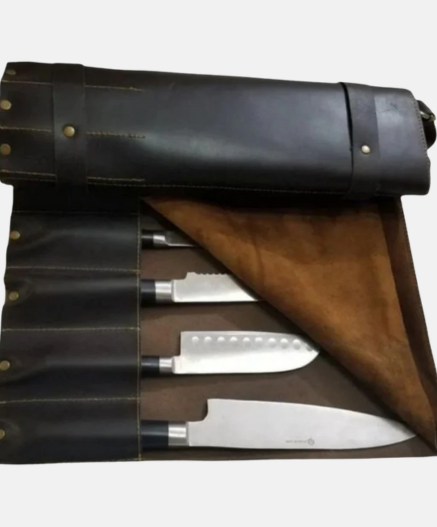 Leather Knife Roll for Culinary Edge Kit