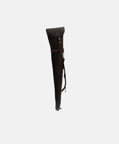 Leather Shotgun Slip Case Waxed Brown