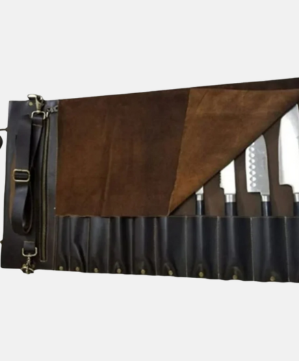 Leather Knife Roll for Culinary Edge Kit