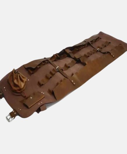 Heavy Duty Leather Chef Knife Roll