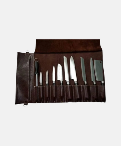 Burgundy Coloured Knife Roll