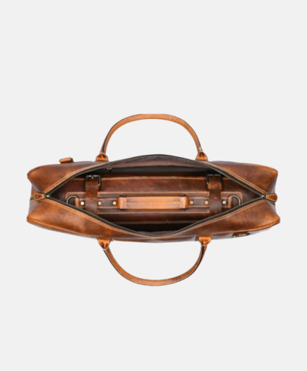 Brown Leather Knife Roll
