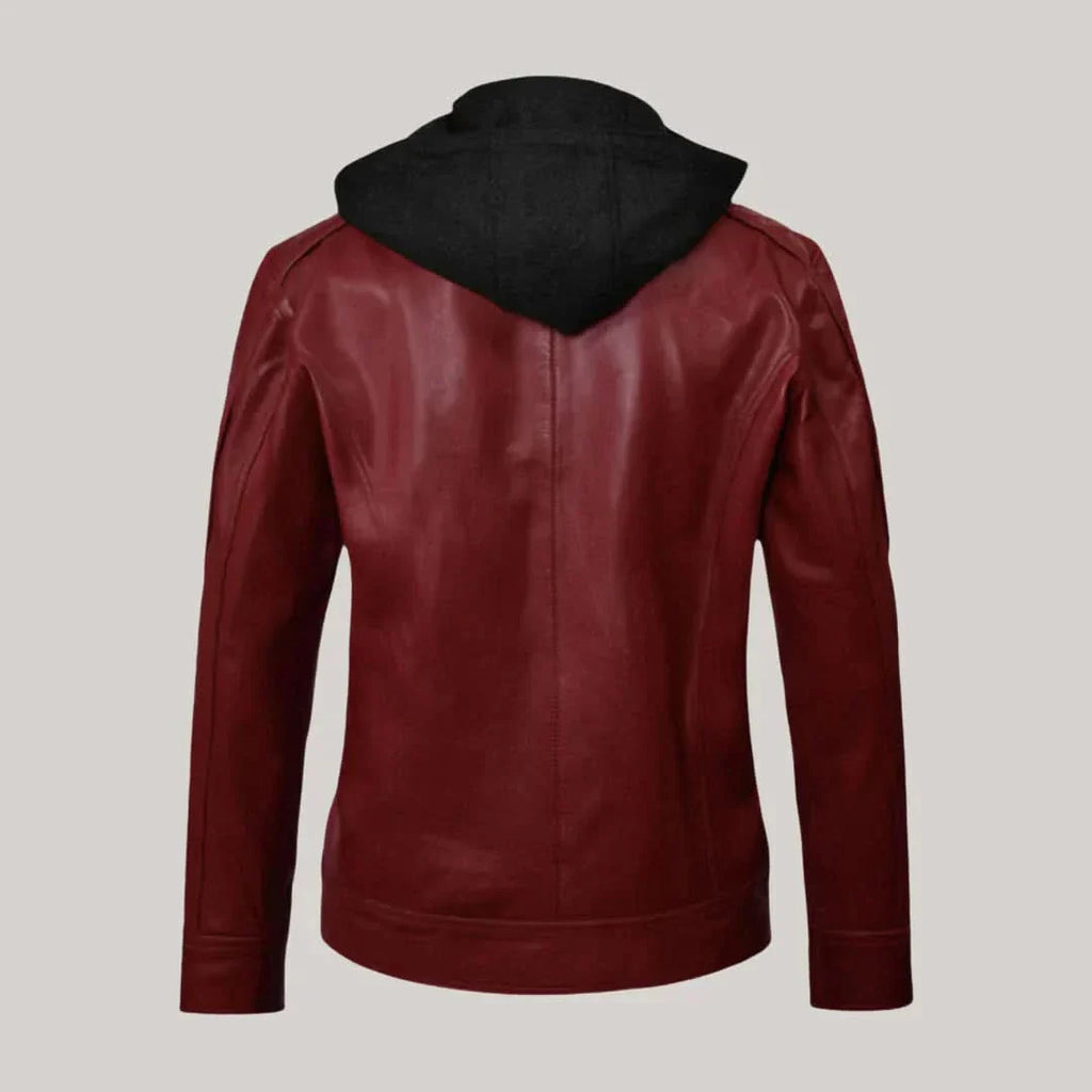 Rodeo Hooded Leather Jacket