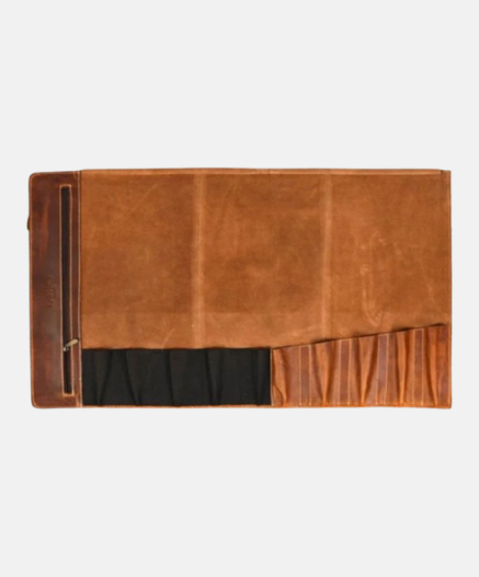 Torino Ranch Leather Chef Knife Roll