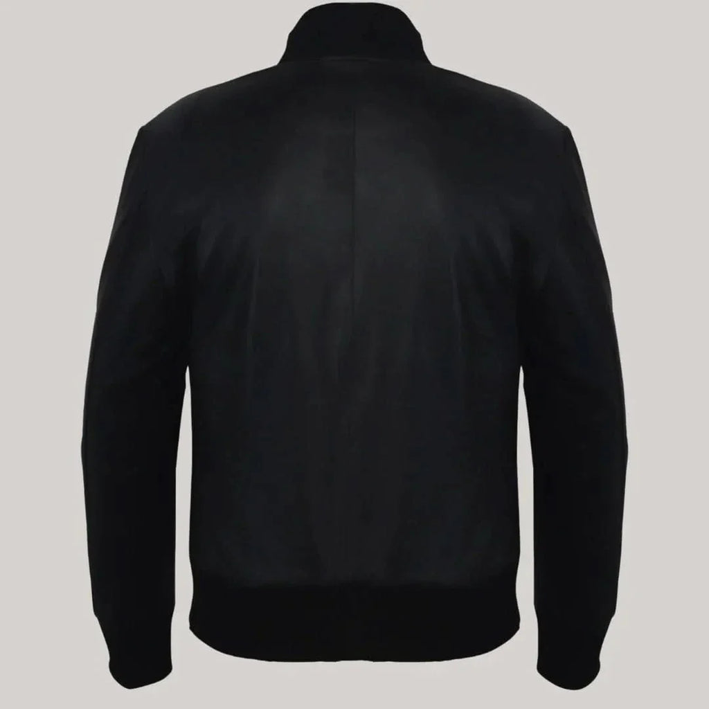 Timeless Midnight Leather Blazer