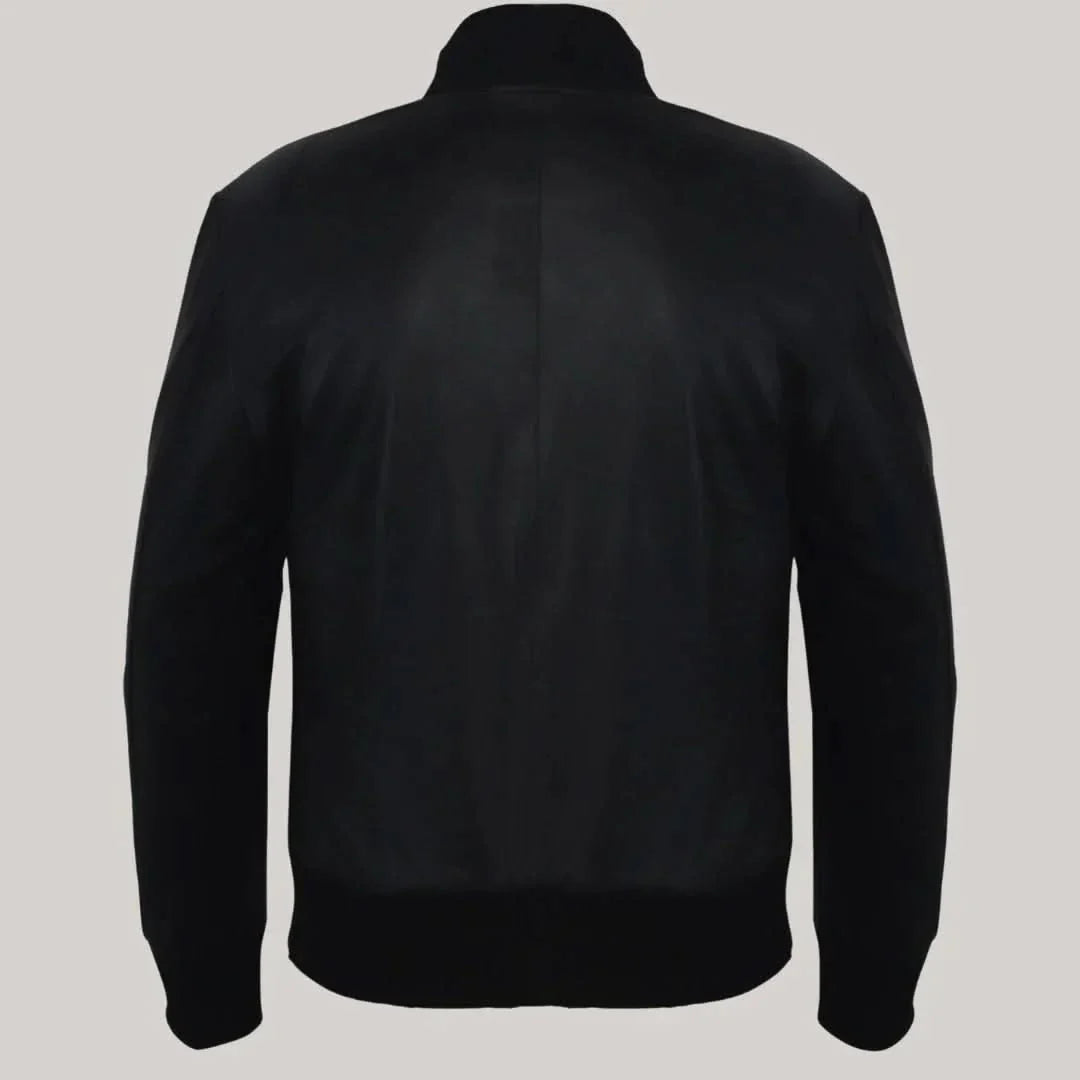 Timeless Midnight Leather Blazer