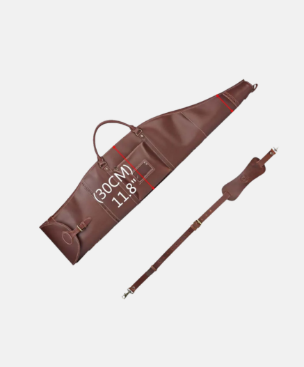 Genuine Leather 46" Soft Padded Rifle Bag