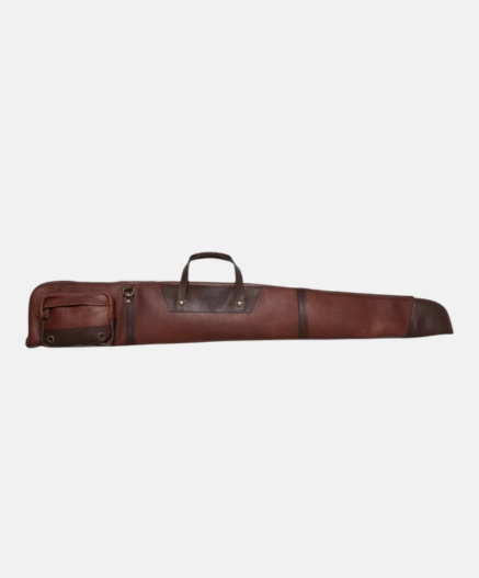 Double-Wrapped Leather Shotgun Case