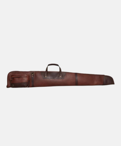 Double-Wrapped Leather Shotgun Case