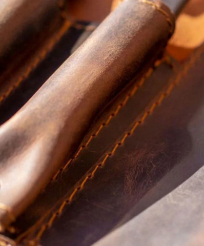 Custom Knife Leather Roll
