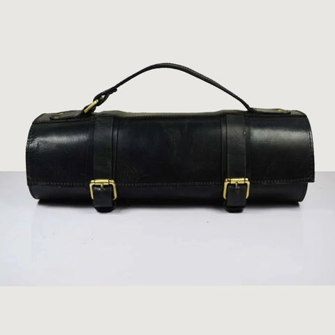 Small Handcrafted Leather Knife Roll