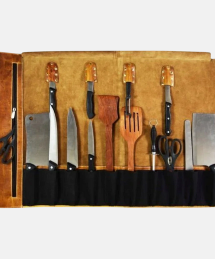 Vicenza Leather Knife Roll