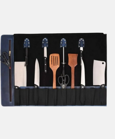 Personalized Leather Knife Roll