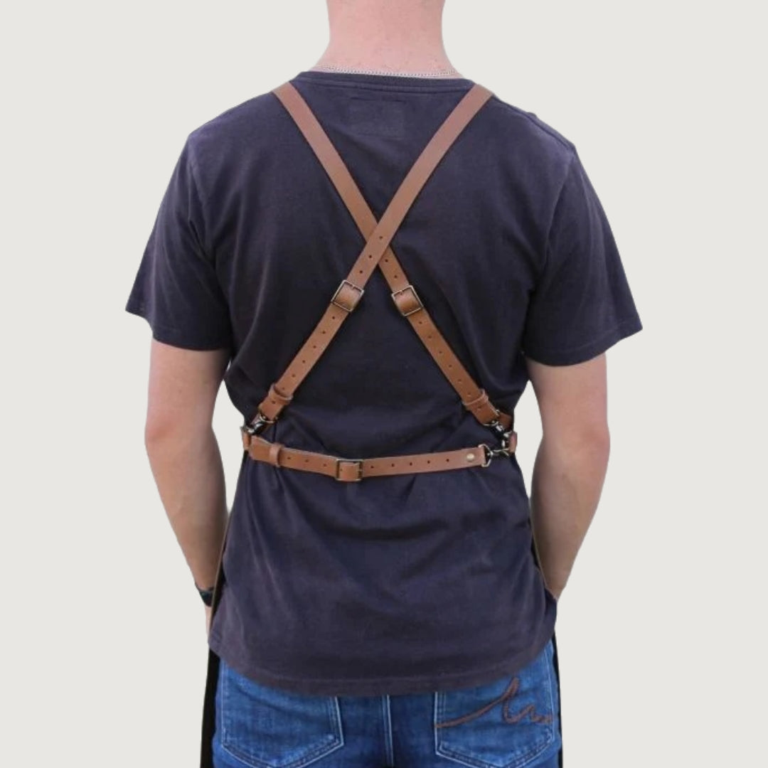 2 Pockets Leather Apron