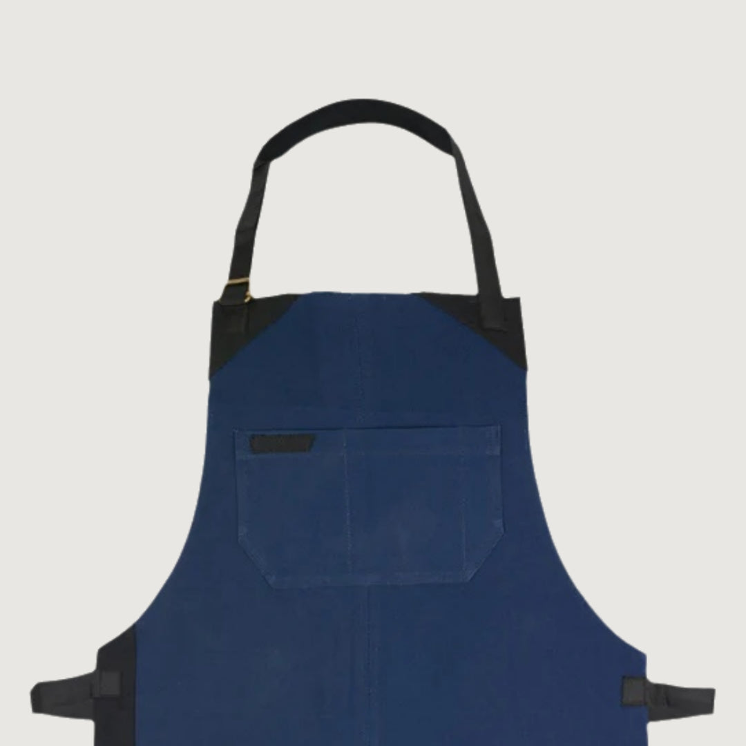 The Nottinghamshire Blue Canvas Woodwork Apron