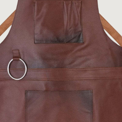 The Riding of Yorkshire Full Grain Tan Brown Apron