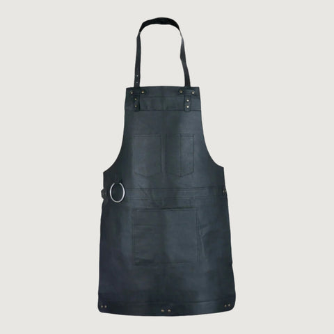 The Northumberland Black Leather Apron