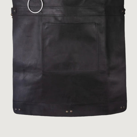 The Riding of Yorkshire Full Grain Black Apron