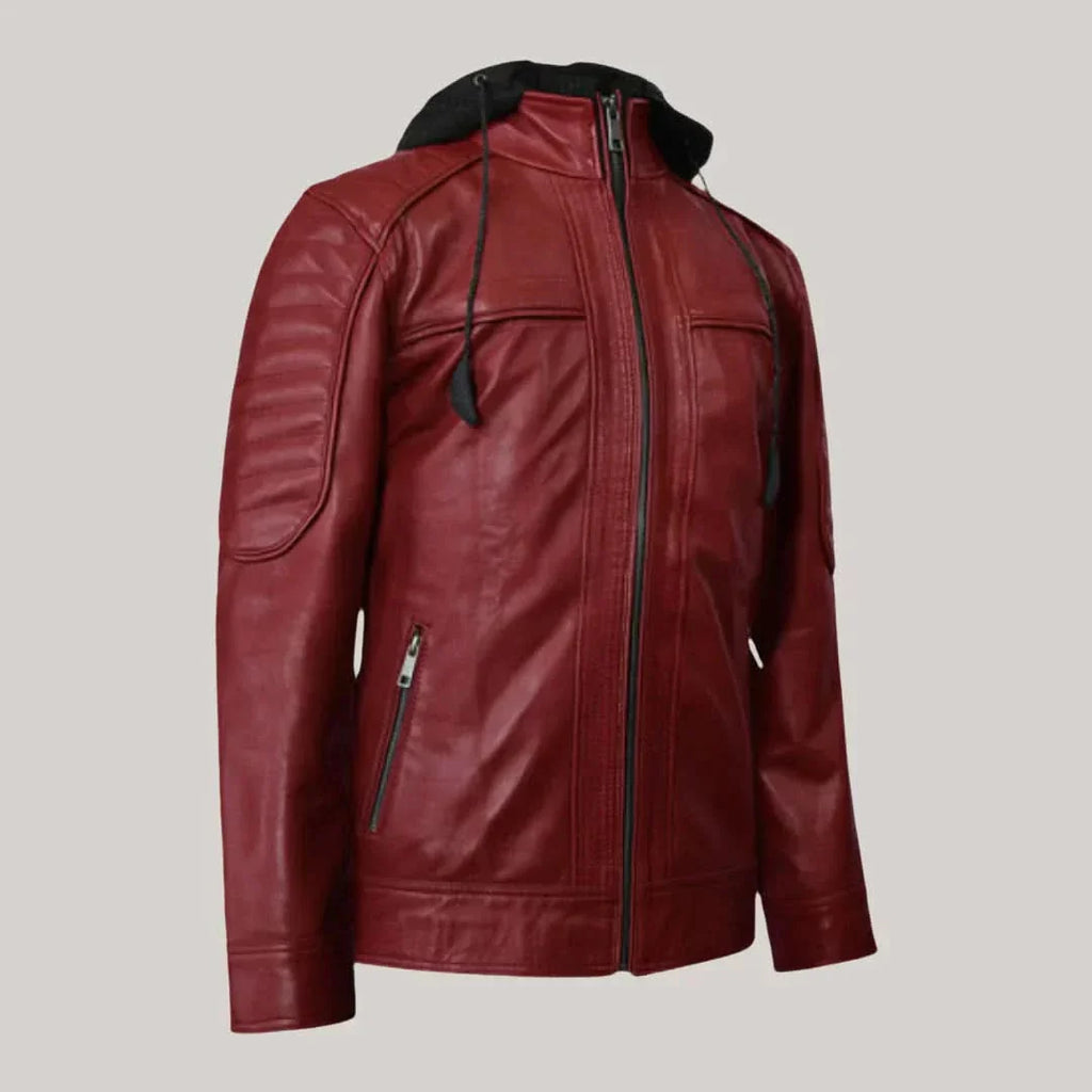 Rodeo Hooded Leather Jacket