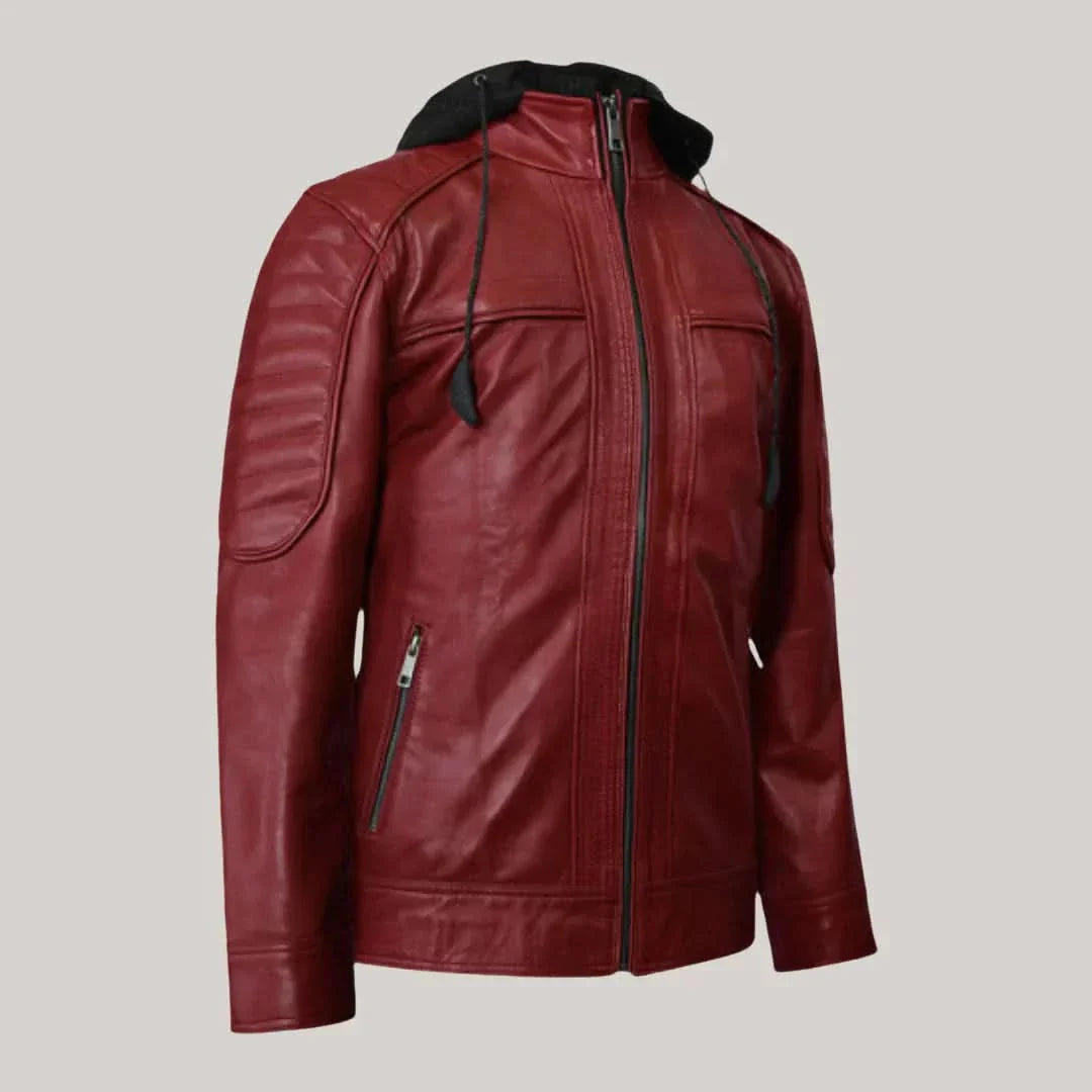 Rodeo Hooded Leather Jacket