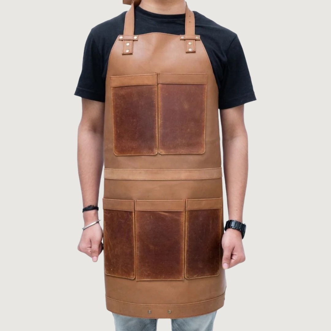 Brown Leather Apron