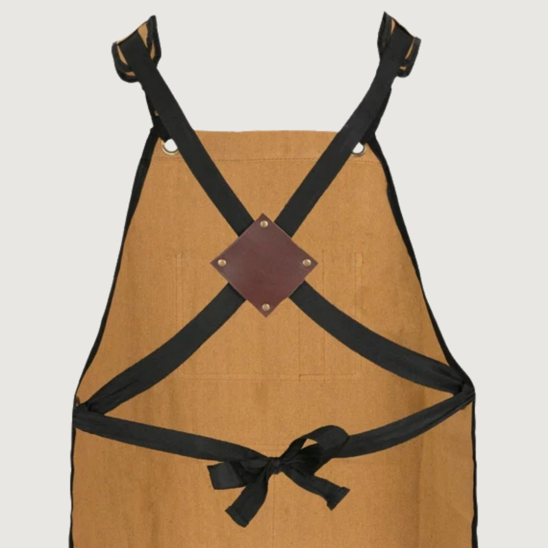 The Shropshire Brown Canvas Apron