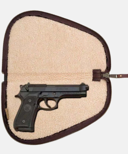 Leather Hunting Pistol Case