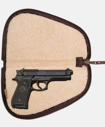 Leather Hunting Pistol Case