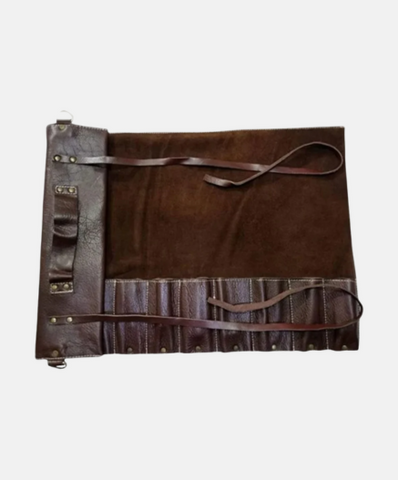 Burgundy Coloured Knife Roll