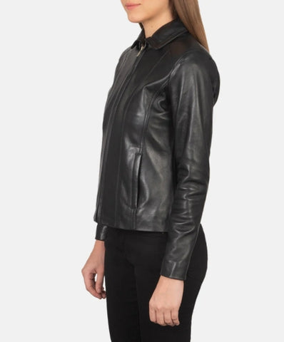 Colette Black Leather Jacket