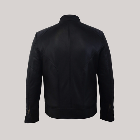 Firefly Moto Black Biker Leather Jacket