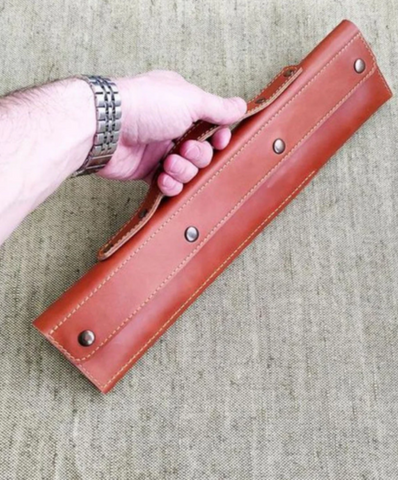 Leather Case Kitchen Knife Roll