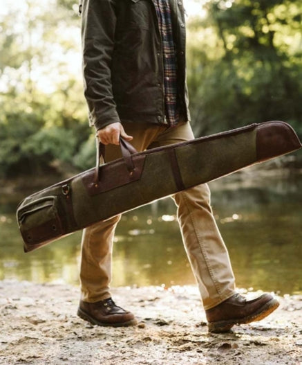 Non-Scoped Leather Long Gun Case