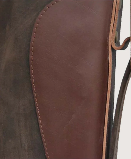 Leather Shotgun Slip Case Waxed Brown