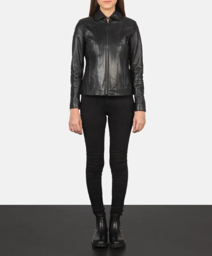 Colette Black Leather Jacket