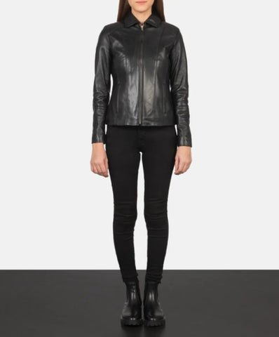 Colette Black Leather Jacket