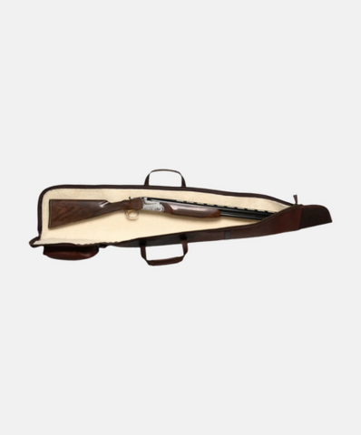 Double-Wrapped Leather Shotgun Case
