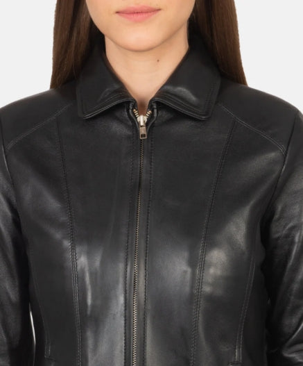 Colette Black Leather Jacket