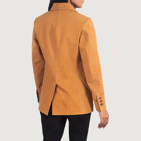 Norma Brown Nubuck Blazer